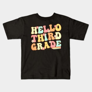 Third Grade Team 3rd Grade Teacher Girl Back to School Kids T-Shirt